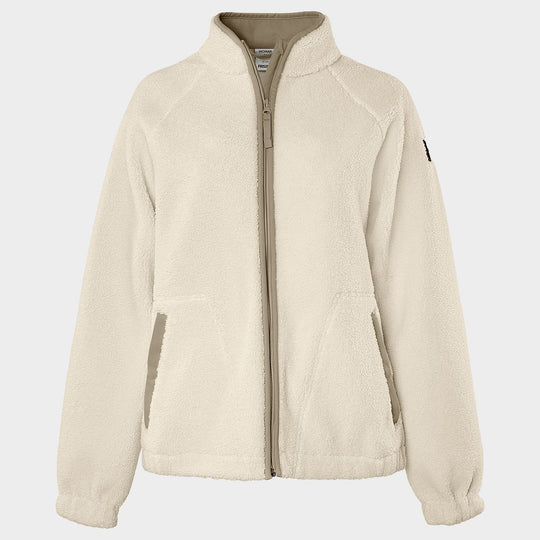 Jachetă de damă FRISTADS COPPER PILE FLEECE WHITE - 1