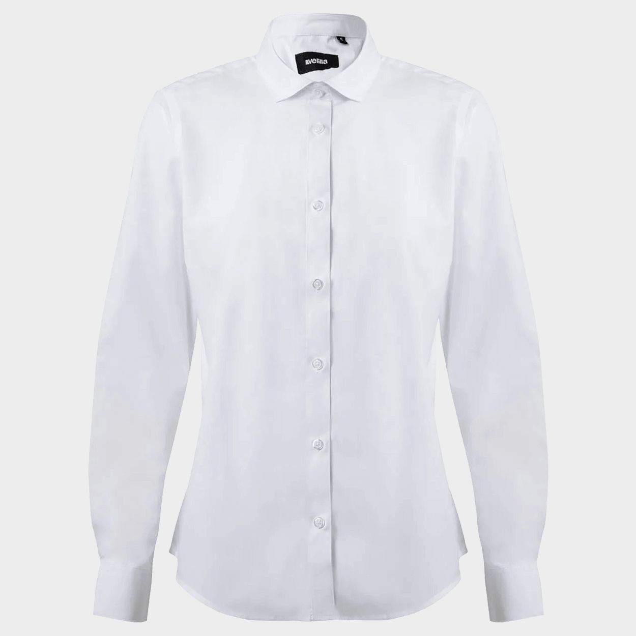 Women's long sleeve shirt VELILLA WHITE - 1