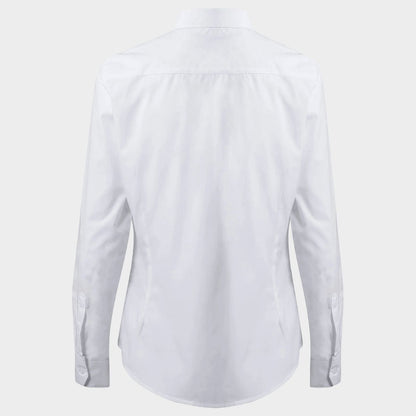 Women's long sleeve shirt VELILLA WHITE - 2