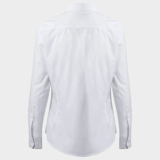 Women's long sleeve shirt VELILLA WHITE - 2