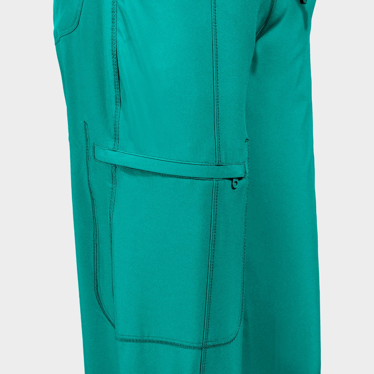 Pantaloni medicali pentru femei CHEROKEE PETROL DESCHIS CKE1123A - 5