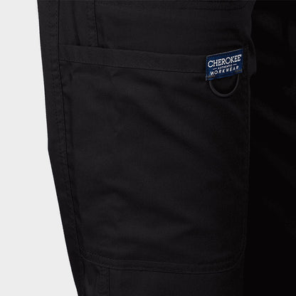 Дамски медицински панталон CHEROKEE MR TAPERED BLACK WWE105 - 7