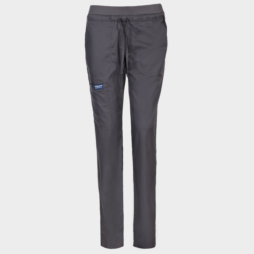 Women's medical pants CHEROKEE MR TAPERED GREY WWE105 - 1