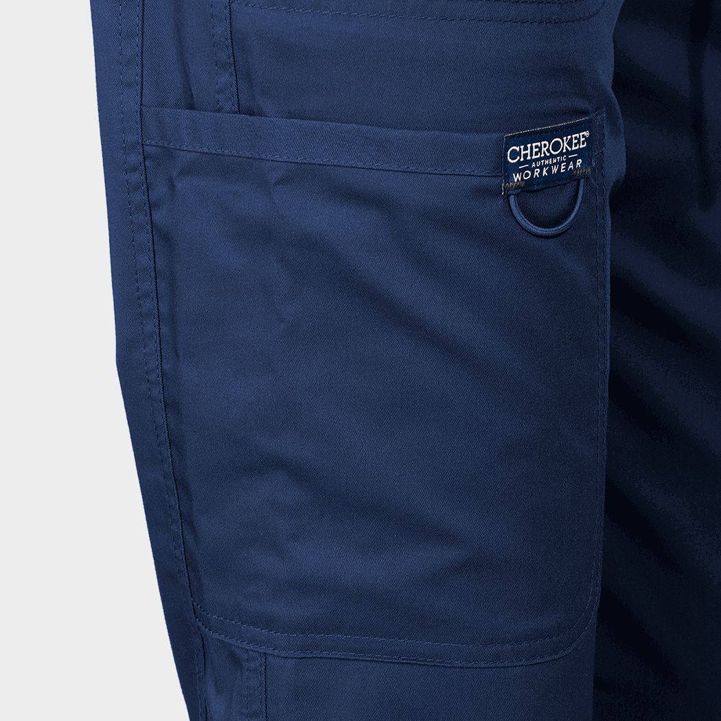 Дамски медицински панталон CHEROKEE MR TAPERED DARK BLUE WWE105 - 7