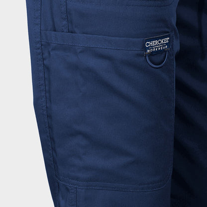 Дамски медицински панталон CHEROKEE MR TAPERED DARK BLUE WWE105 - 7