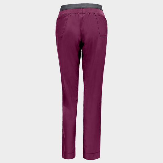 Дамски медицински панталон CHEROKEE SLIM BORDEAUX CKE1124A - 2
