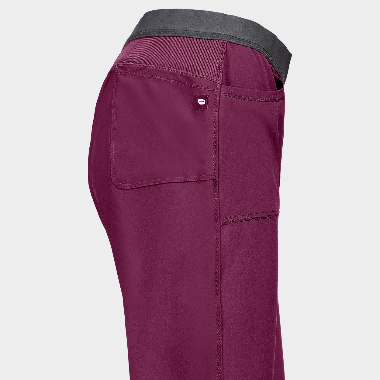 Women's medical pants CHEROKEE SLIM BORDEAUX CKE1124A - 5