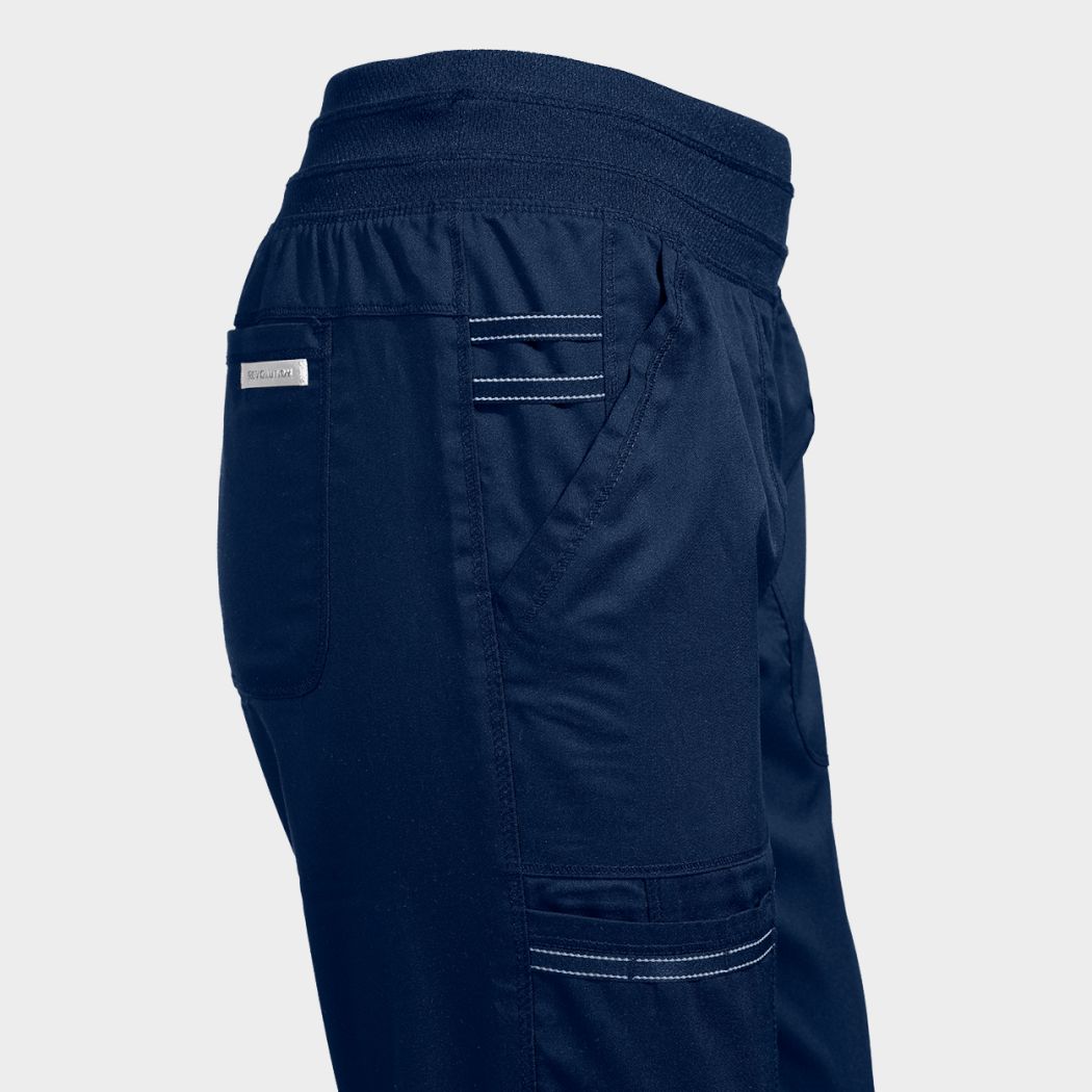 Дамски медицински панталон CHEROKEE R JOGGER DARK BLUE WWE011 - 6