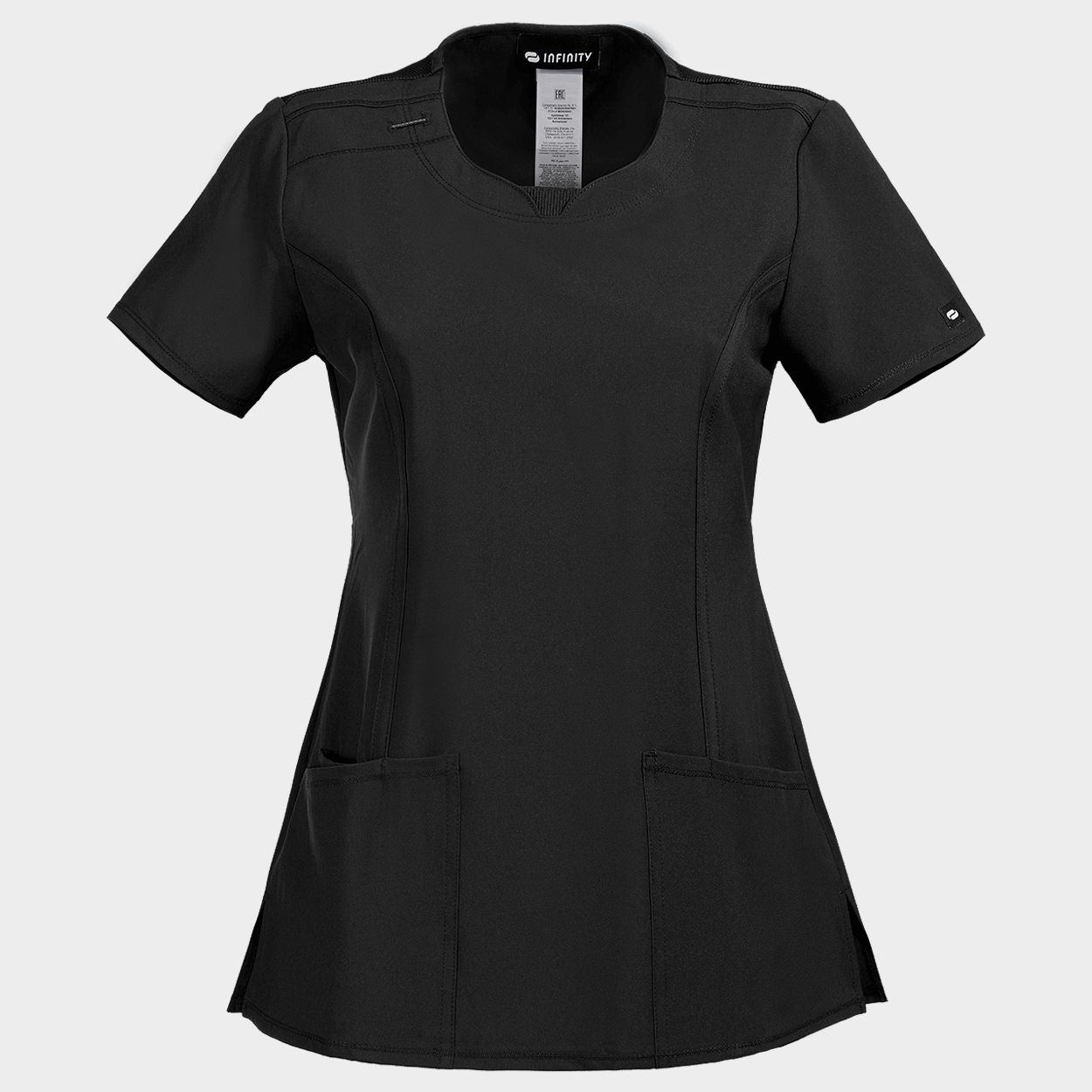 Women's medical tunic CHEROKEE ROUD BLACK CKE2624A - 1