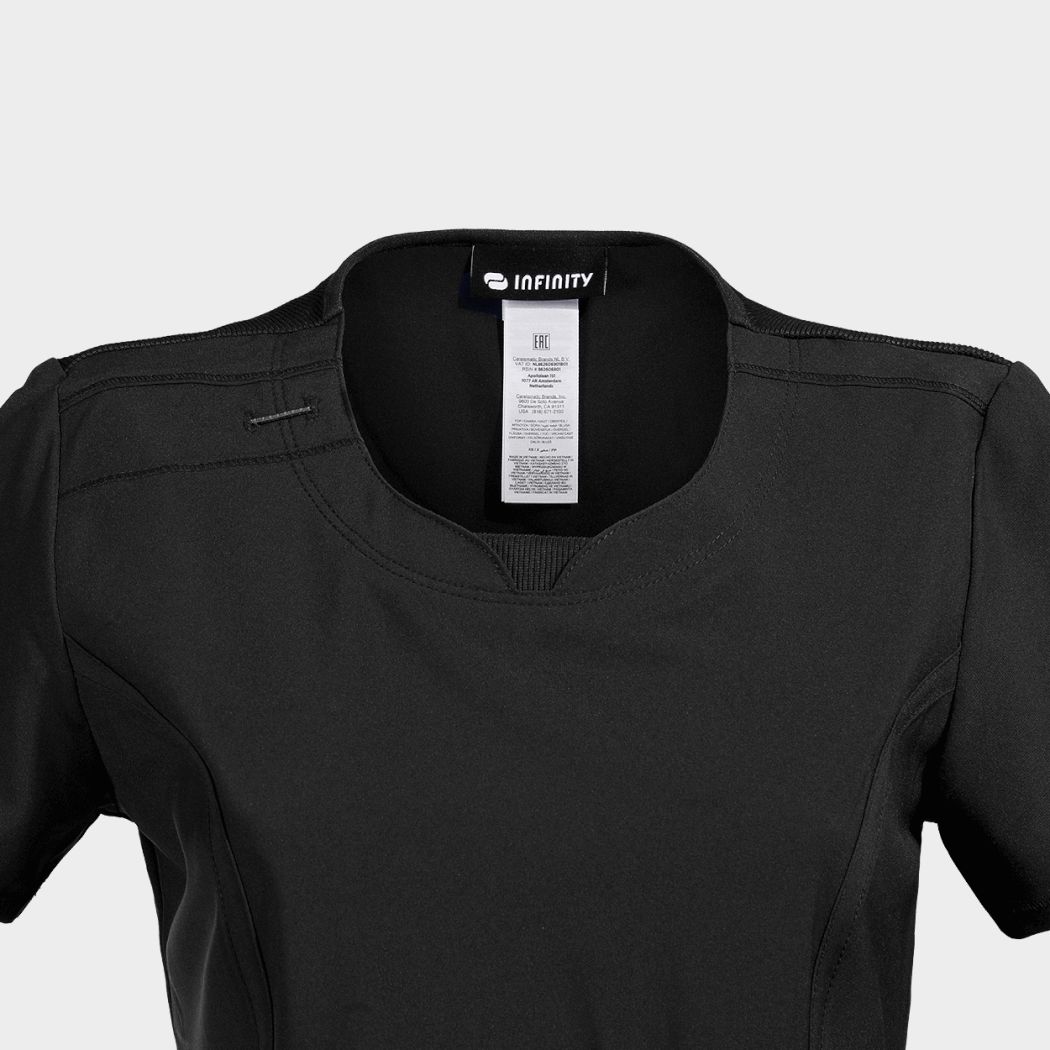 Women's medical tunic CHEROKEE ROUD BLACK CKE2624A - 5