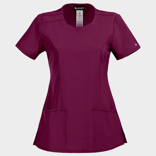 Women's medical tunic CHEROKEE ROUD BORDEAUX CKE2624A - 1