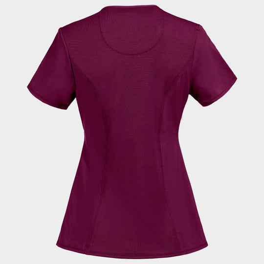 Women's medical tunic CHEROKEE ROUD BORDEAUX CKE2624A - 2