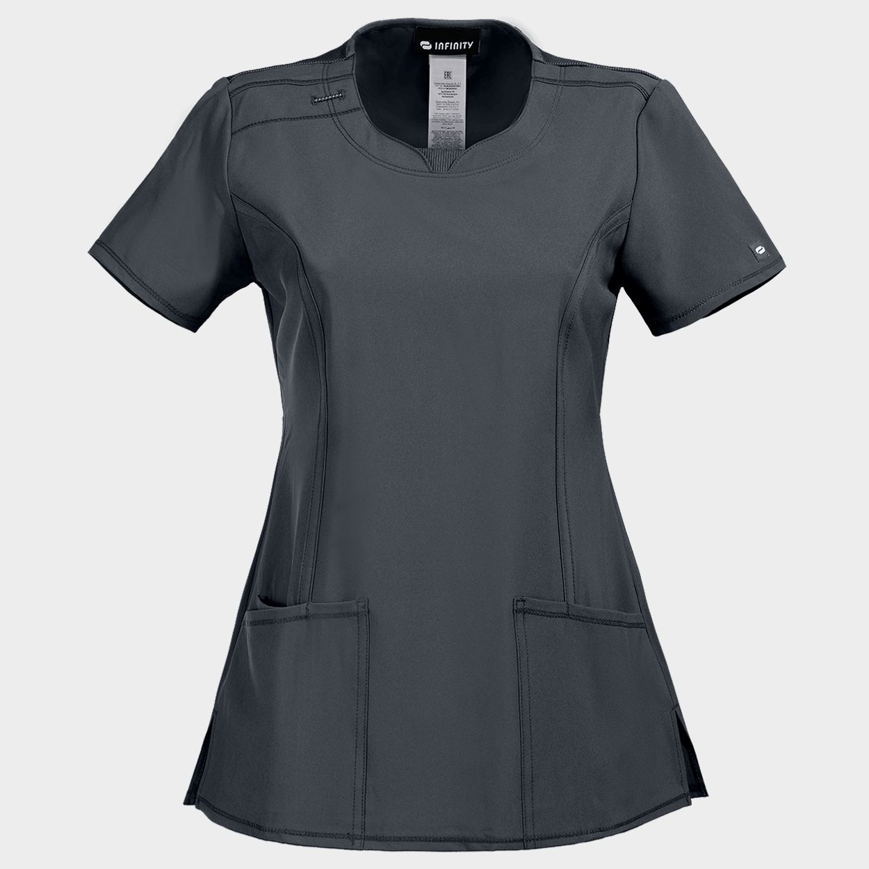 Women's medical tunic CHEROKEE ROUD GREY CKE2624A - 1