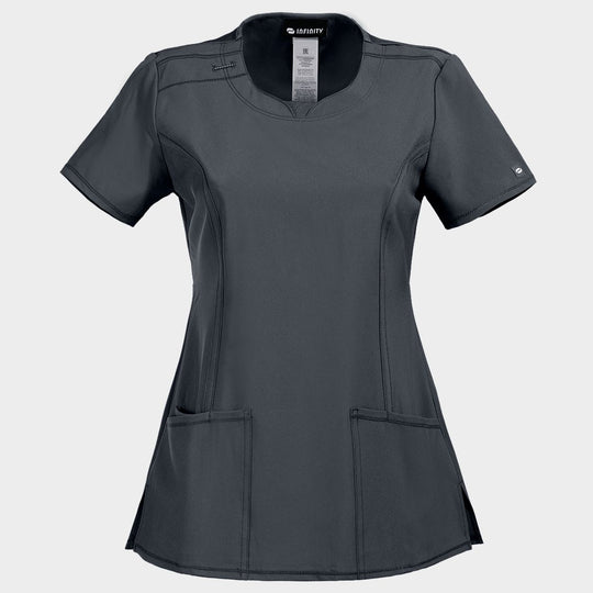 Women's medical tunic CHEROKEE ROUD GREY CKE2624A - 1