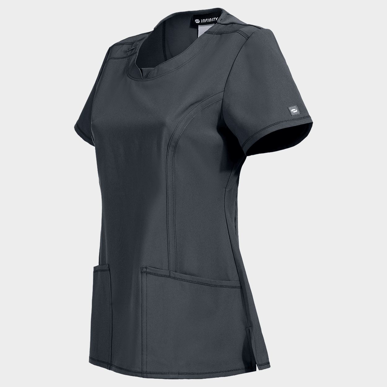Women's medical tunic CHEROKEE ROUD GREY CKE2624A - 3