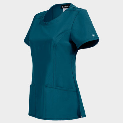Women's medical tunic CHEROKEE ROUD PETROL CKE2624A - 3