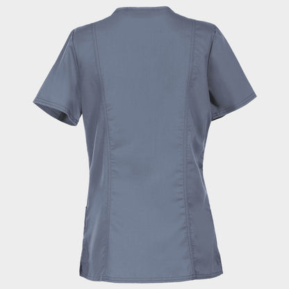Women's medical tunic CHEROKEE V-NECK GREY WWE620 - 2
