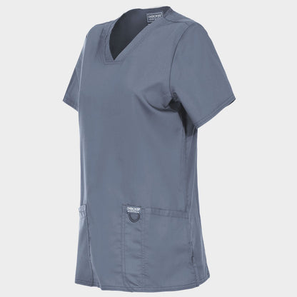 Women's medical tunic CHEROKEE V-NECK GREY WWE620 - 3