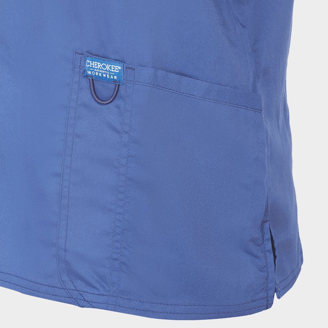 Tunică medicală de damă CHEROKEE V-NECK ALBASTRU DESCHIS WWE620 - 6