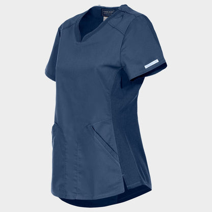 Tunică medicală de bărbat CHEROKEE V-NECK ALBASTRU ÎNCHIS WWE601 - 3