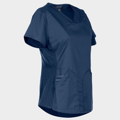 Tunică medicală de bărbat CHEROKEE V-NECK ALBASTRU ÎNCHIS WWE601 - 4