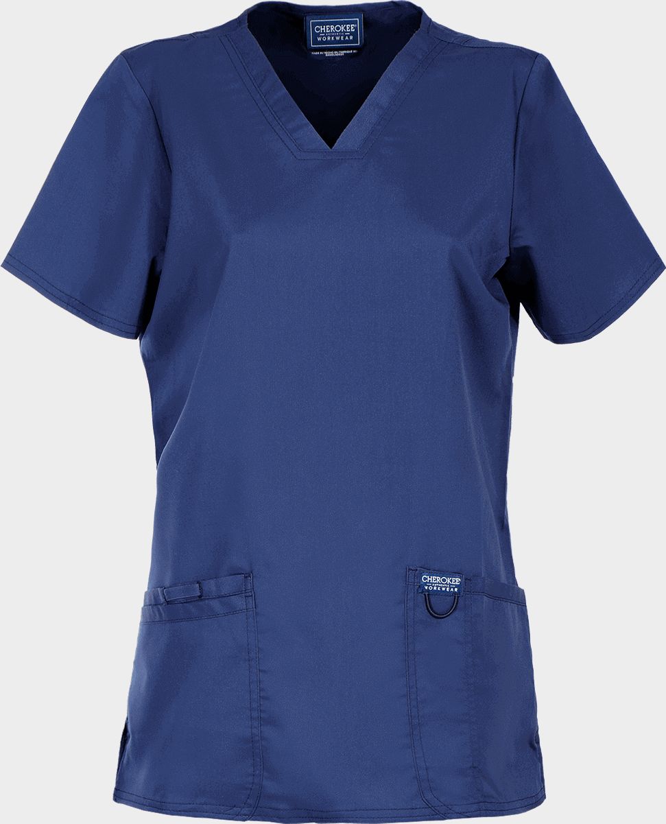 Women's medical tunic CHEROKEE V-NECK NAVY WWE620 - 1