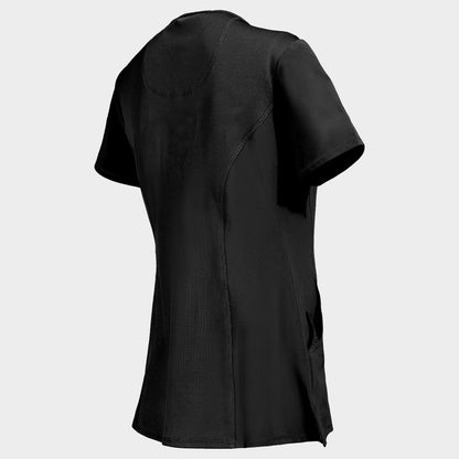 Tunică medicală pentru femei CHEROKEE WRAP NEGRU CKE2625A - 4
