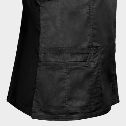 Дамска медицинска туника CHEROKEE WRAP BLACK WWE4728 - 6