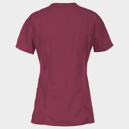 Дамска медицинска туника CHEROKEE WRAP BURGUNDY WWE610 - 2