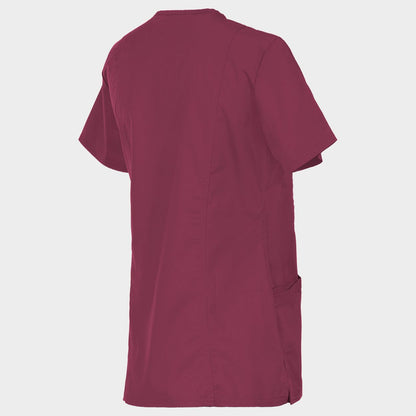Дамска медицинска туника CHEROKEE WRAP BURGUNDY WWE610 - 4