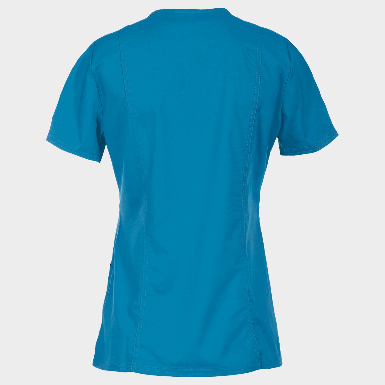 Women's medical tunic CHEROKEE WRAP CARIBBEAN BLUE WWE610 - 2