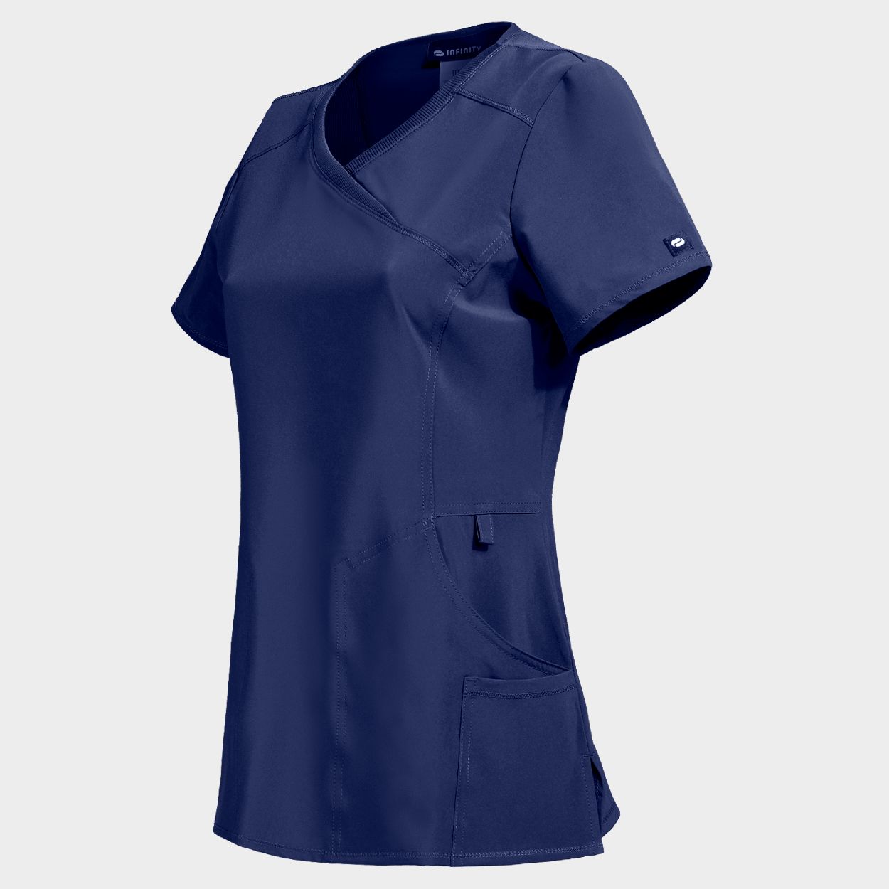 Дамска медицинска туника CHEROKEE WRAP DARK BLUE CKE2625A - 3