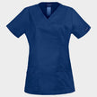 Women's medical tunic CHEROKEE WRAP DARK BLUE WWE4728 - 1
