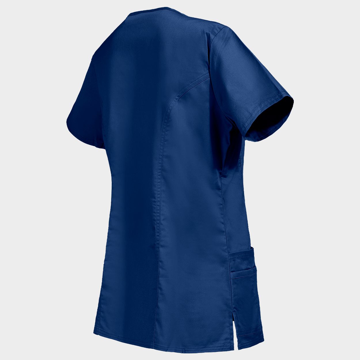 Women's medical tunic CHEROKEE WRAP DARK BLUE WWE4728 - 5