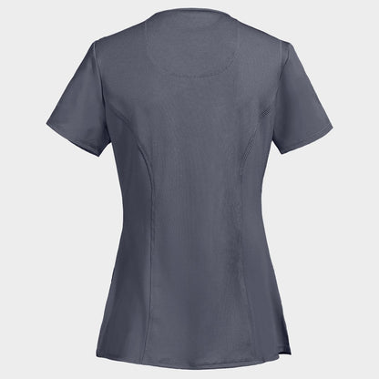 Tunică medicală pentru femei CHEROKEE WRAP GRI CKE2625A - 2