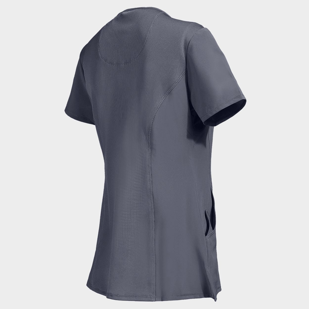 Tunică medicală pentru femei CHEROKEE WRAP GRI CKE2625A - 4