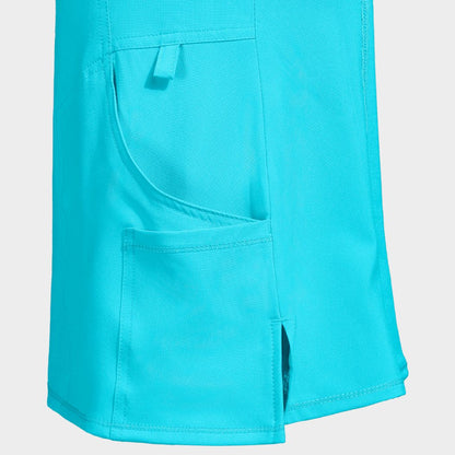 Tunică medicală pentru femei CHEROKEE WRAP TURQUOISE CKE2625A - 6