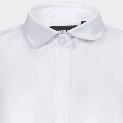 Women's short sleeve shirt VELILLA WHITE - 4