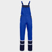 Work bib pants COLLINS SUMMER ROYAL BLUE