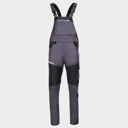 Work bib pants EOS STRETCH LIGHT GREY/DARK GREY - 1