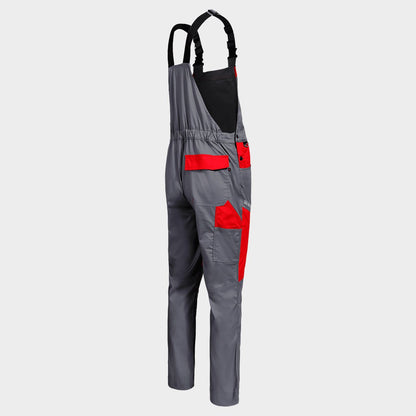 Работен полугащеризон EOS STRETCH RED/GREY - 5