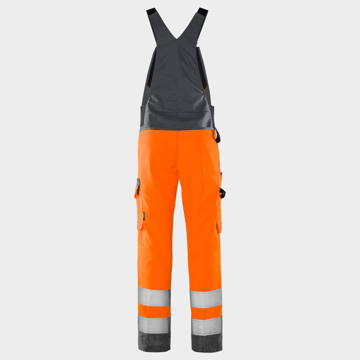 Pantaloni cu pieptar FRISTADS HV ORANGE - 2