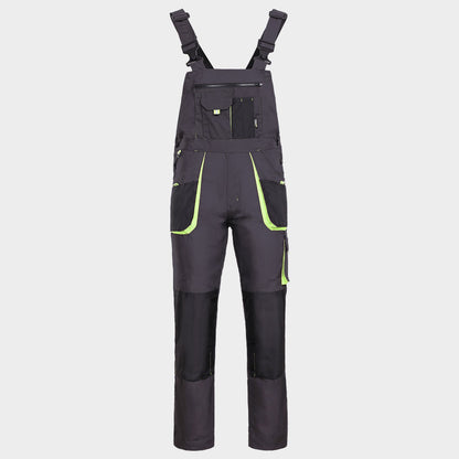 Work bib pants KASTOR GREY - 1