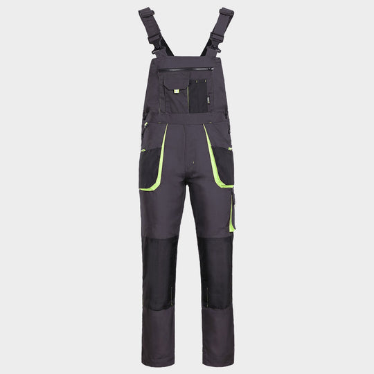 Work bib pants KASTOR GREY - 1