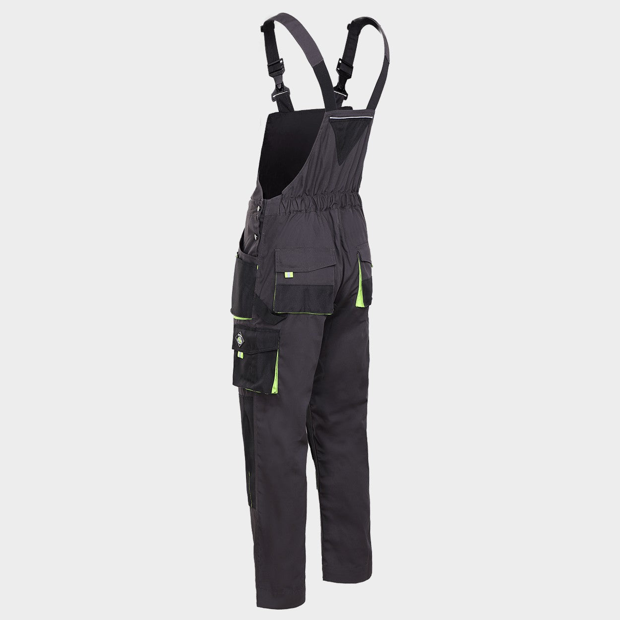 Work bib pants KASTOR GREY - 4