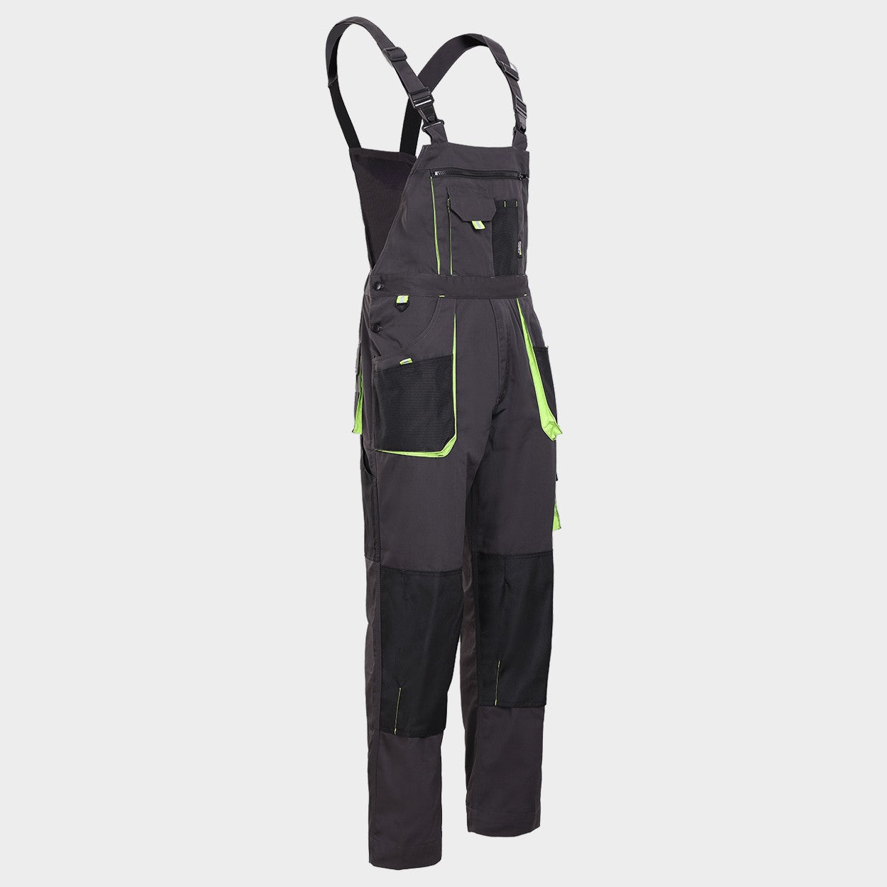 Work bib pants KASTOR GREY - 5