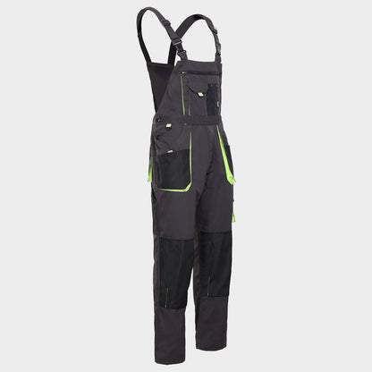 Work bib pants KASTOR GREY - 5