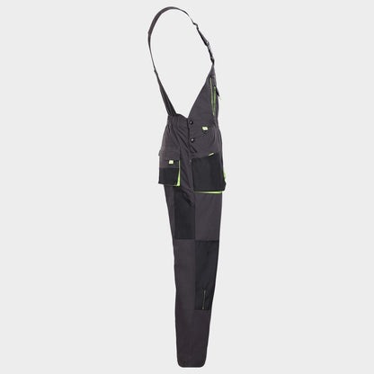 Work bib pants KASTOR GREY - 6