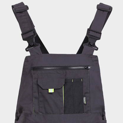 Work bib pants KASTOR GREY - 7