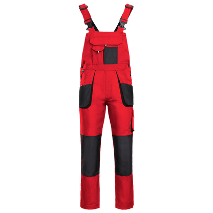 Work bib pants KASTOR RED - 1